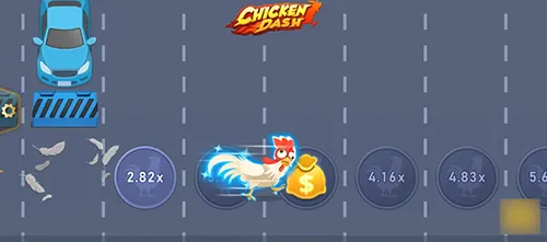 Chicken Dash panel