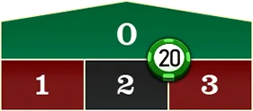 JILI Lucky Roulette board bet paytable street 1:11